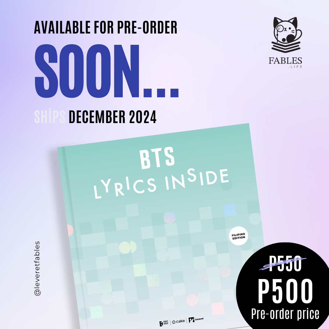 BTS Lyrics Inside [Mini-book | Filipino Edition]