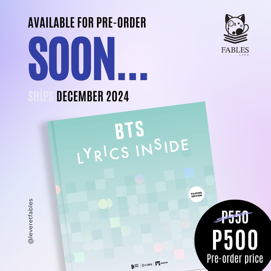 BTS Lyrics Inside [Mini-book | Filipino Edition]