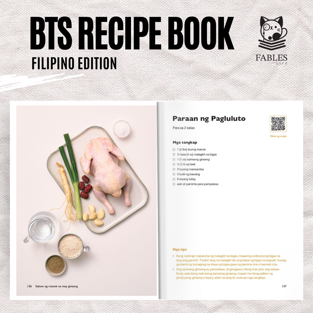 BTS Recipe Book [Mini-Book | Filipino Edition]